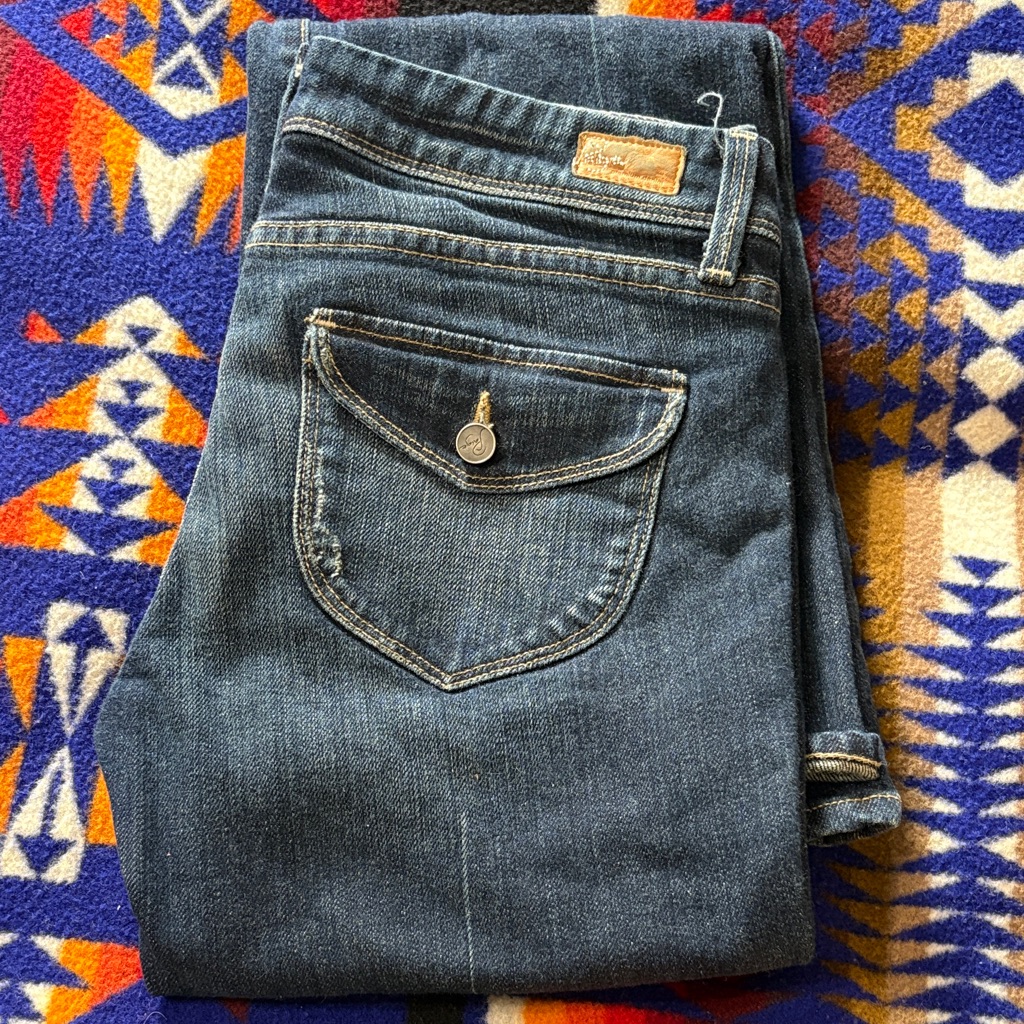 Paige Brand Dark Indigo Jeans Bootcut 28x335